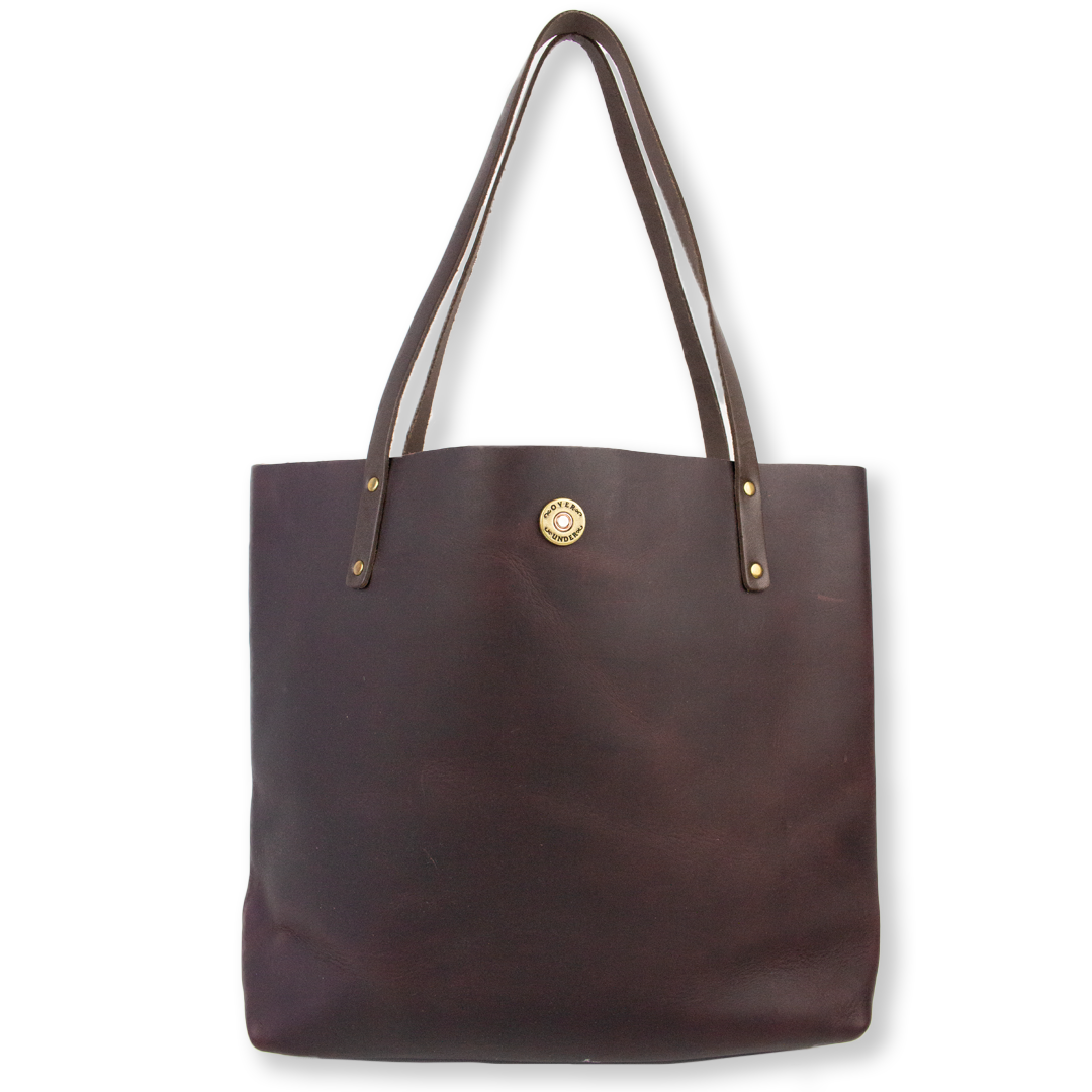 Marion Tote Black Cherry Leather