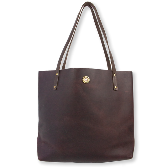 Marion Tote Black Cherry Leather