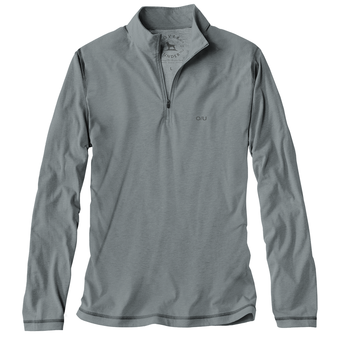 Core Layer 1/4 Zip Blue Smoke