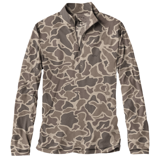 Core Layer 1/4 Zip Pullover Duck Camo