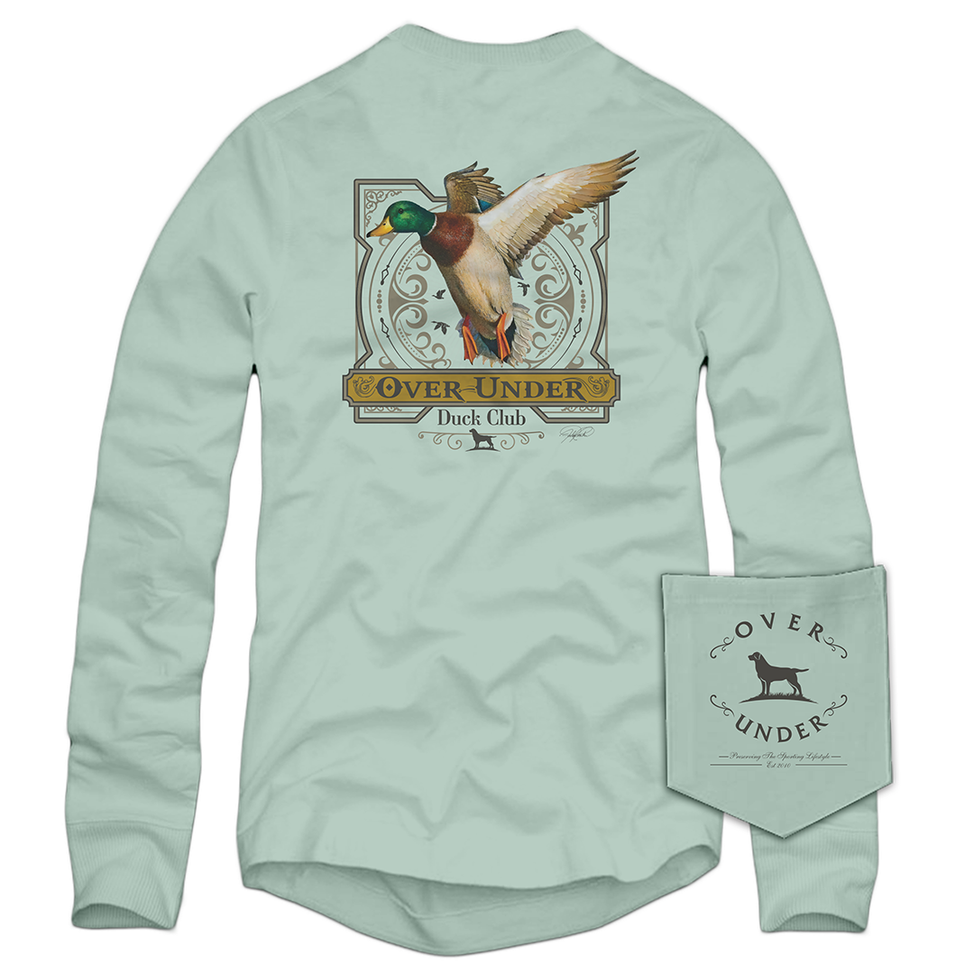 L/S Duck Club T-Shirt Green Tea