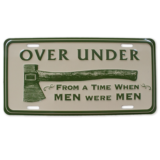 When Men Were Men License Plate