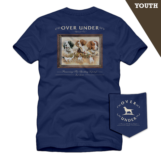 S/S Youth Upland Trio T-Shirt Navy