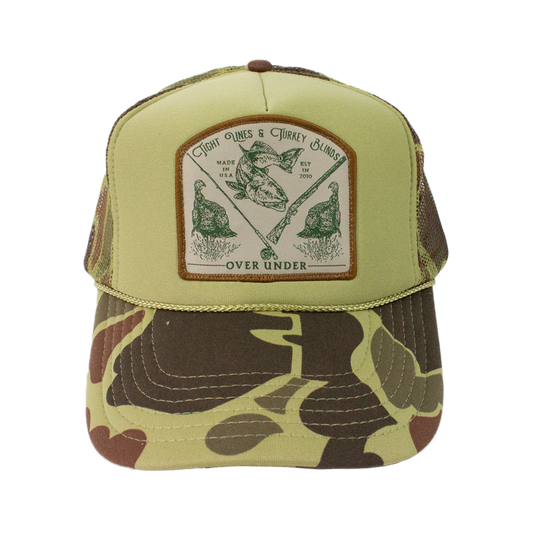 Tight Lines & Turkey Blinds Foam Trucker Hat