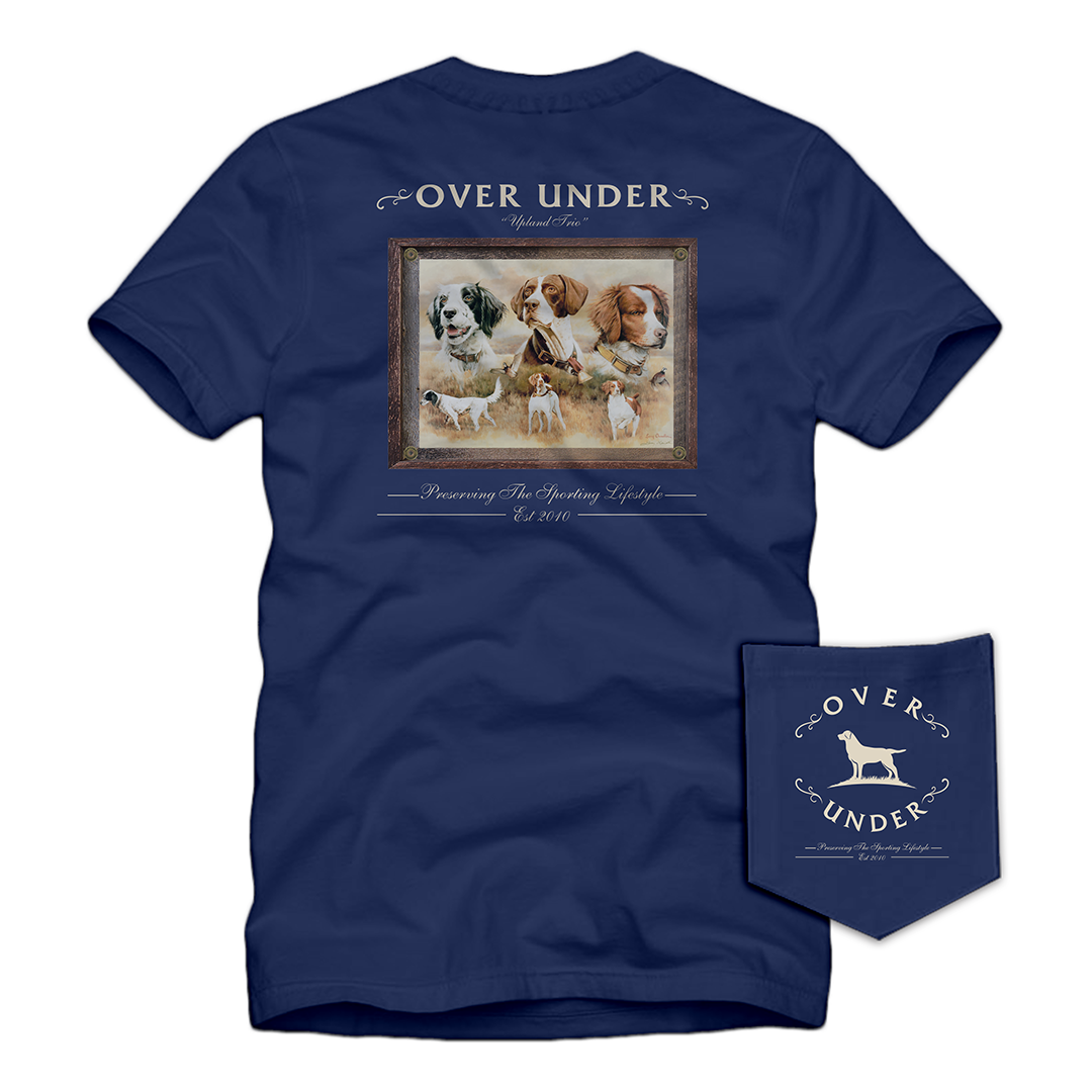 S/S Upland Trio T-Shirt Navy