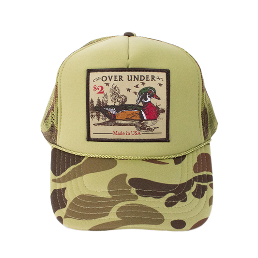 Wood Duck Stamp Foam Trucker Hat