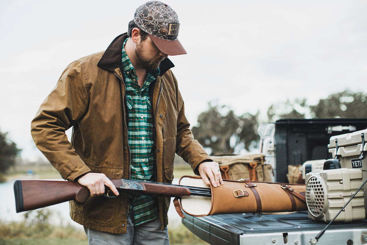 Unisex Waxed Cotton Hunting Jacket