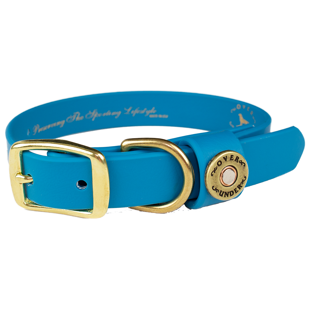 Water Dog Collar Aqua Blue - Over Under Clothing