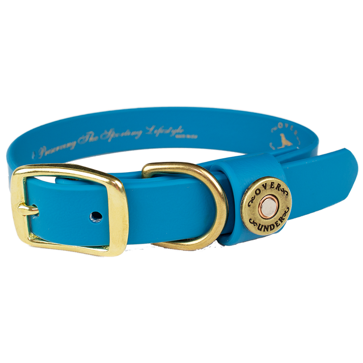 Water Dog Collar Aqua Blue – Over Under Clothing