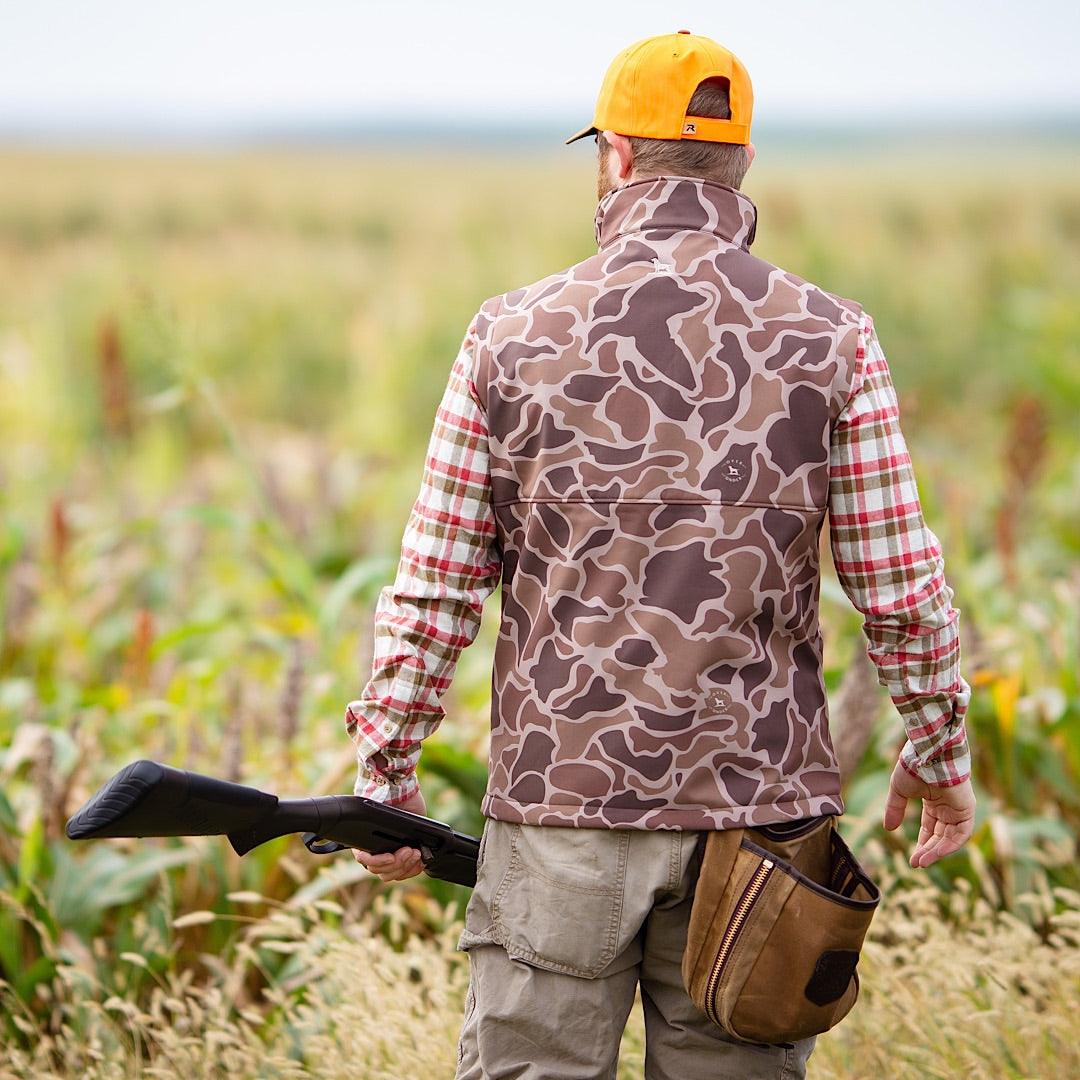 Camo fleece cheap vest