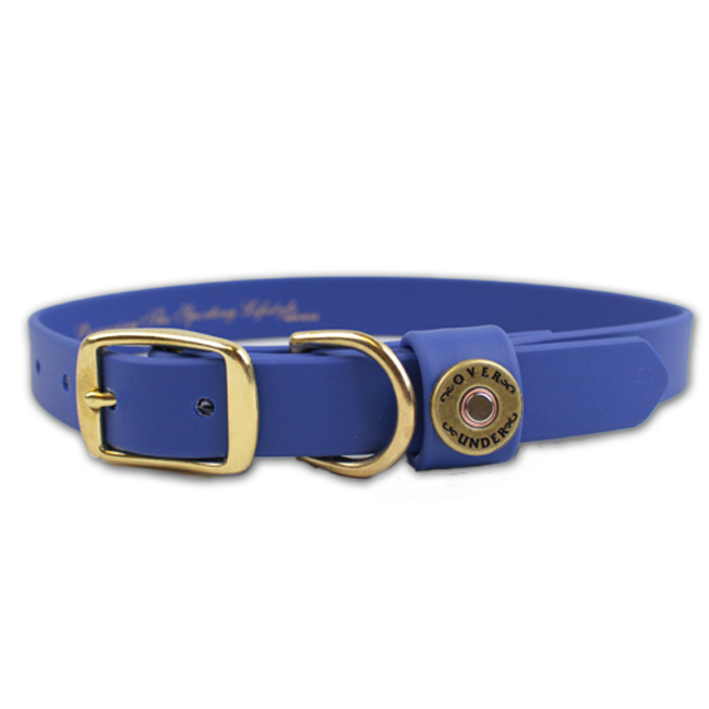 Water Dog Collar Cobalt Blue Over Under Clothing